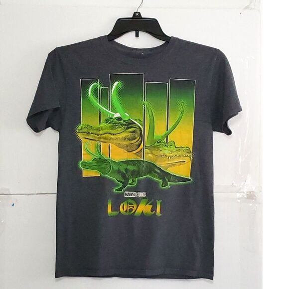 A Marvel Studios Loki Graphic T-Shirt Villain Norse Thor Collectible Size Small - Picture 1 of 8
